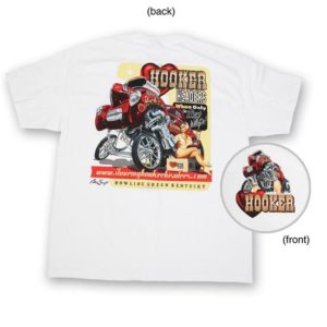 Hooker Headers T Shirt 10149-SMHKR