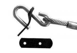 Tie Down Trailer Safety Chain Hook Retainer 81255
