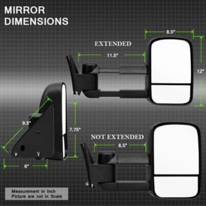 Xtune Exterior Towing Mirror 9932861