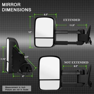 Xtune Exterior Towing Mirror 9932878