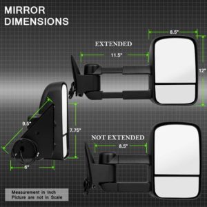 Xtune Exterior Towing Mirror 9932885