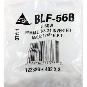 American Grease Stick (AGS) Brake Line Fitting BLF-56B