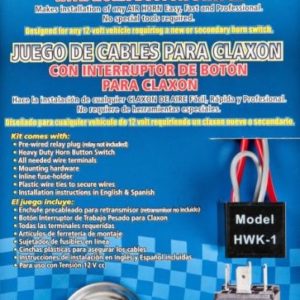 Wolo MFG Air Horn Wiring Kit HWK-1