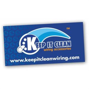 Keep it Clean Wiring Display Banner KICPROA001