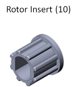 Fill Rite by Tuthill Liquid Transfer Tank Pump Rotor Insert KIT300IP