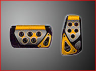 Razo Accelerator and Brake Pedal Pad Set RP101YE