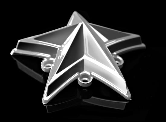 KMC Wheels Wheel Center Cap Emblem XDSTAR-CH-PK