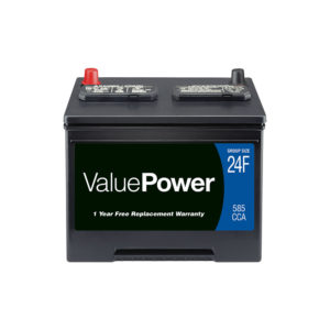 ValuePower Lead Acid Automotive Battery, Group 24F